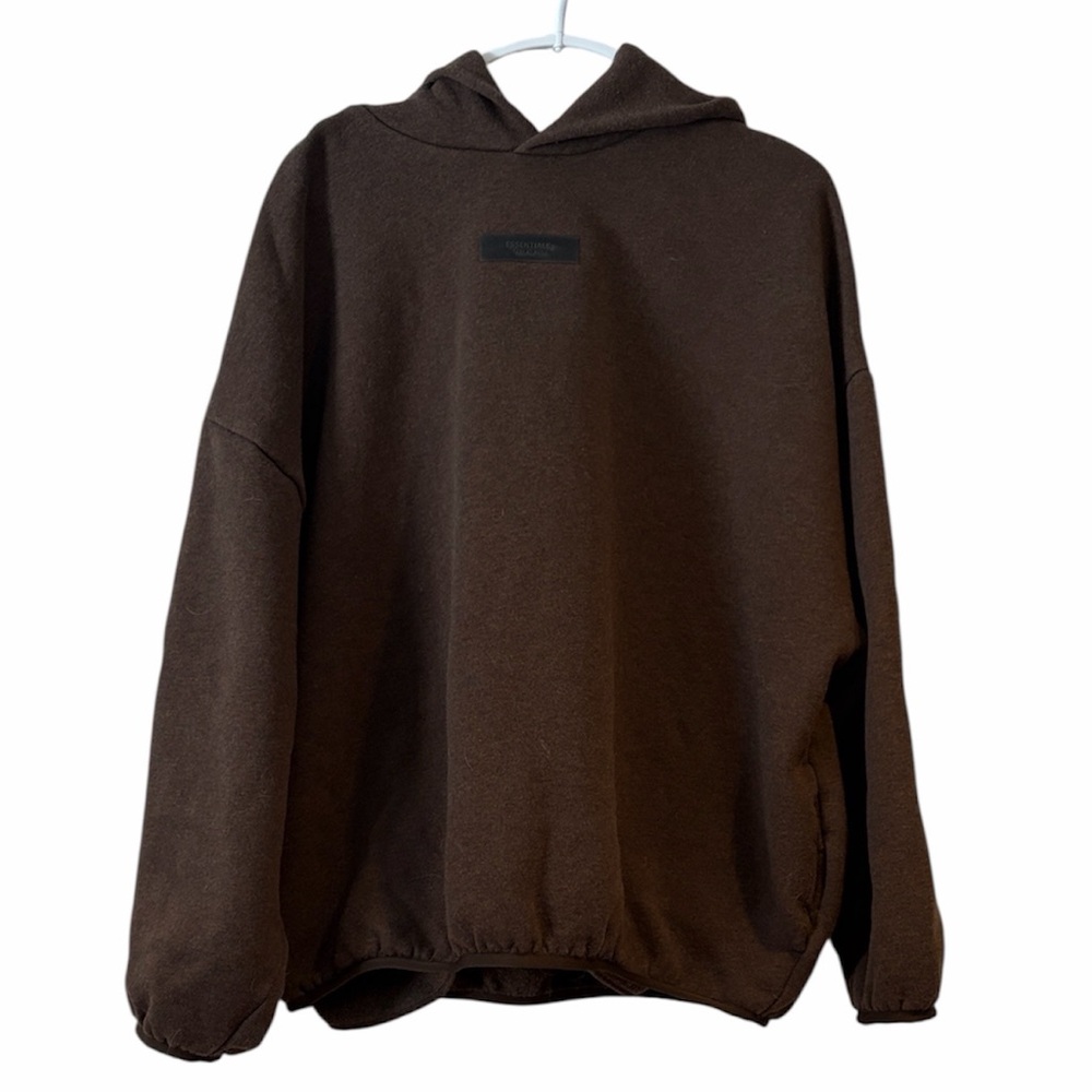 Fear of God Essentials brown Hoodie size large